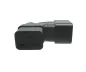 Preview: C19 to C20 angled mains adapter, YL-3318L-1 IEC 60320-C19/20 angled sideways, right/left